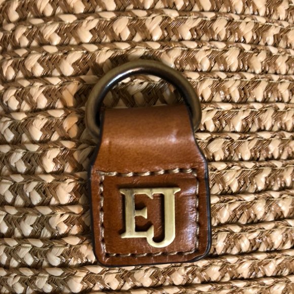 Eric Javits Handbag Shoulderbag Straw Zipper NWT - Picture 3 of 16